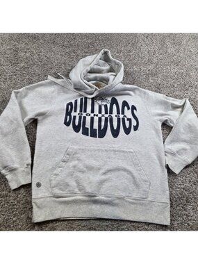 Gonzaga Bulldogs Hoodie Sweatshirt Adult Medium Gray NCAA Graphic Pullover
